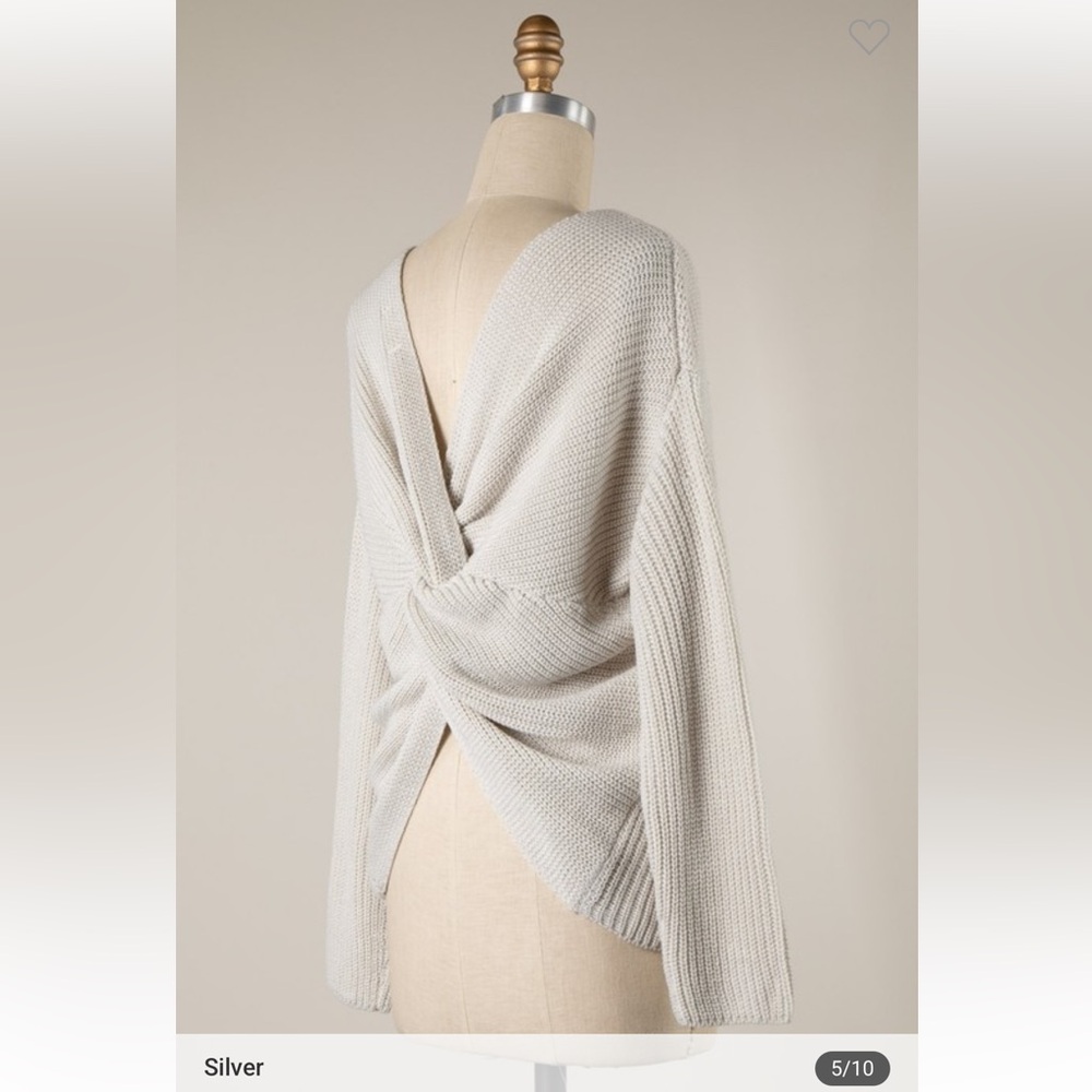 S/M - Silver - Miracle Sweaters